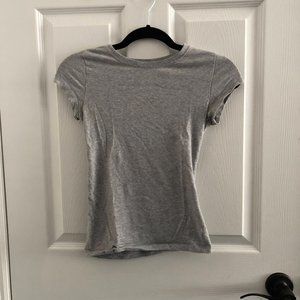 LIGHT GREY TUBE TEE